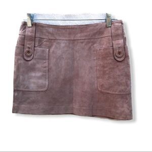 OASIS Clothing Suede Mini‎ Skirt